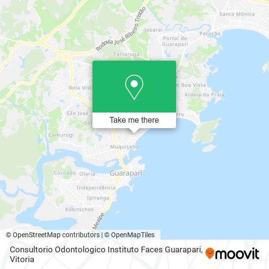 Consultorio Odontologico Instituto Faces Guarapari map