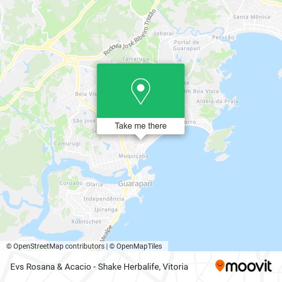 Evs Rosana & Acacio - Shake Herbalife map