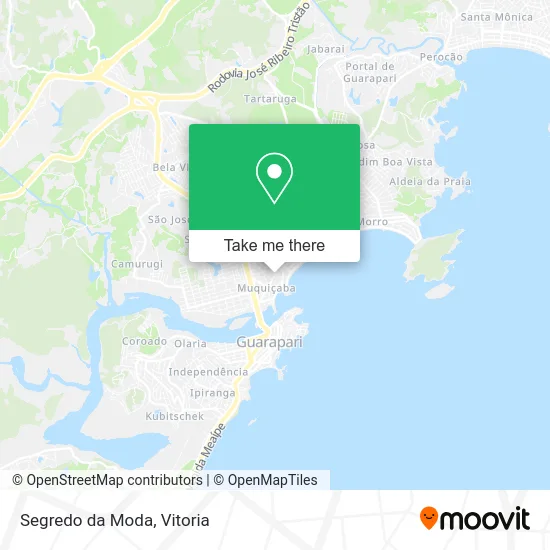 Segredo da Moda map