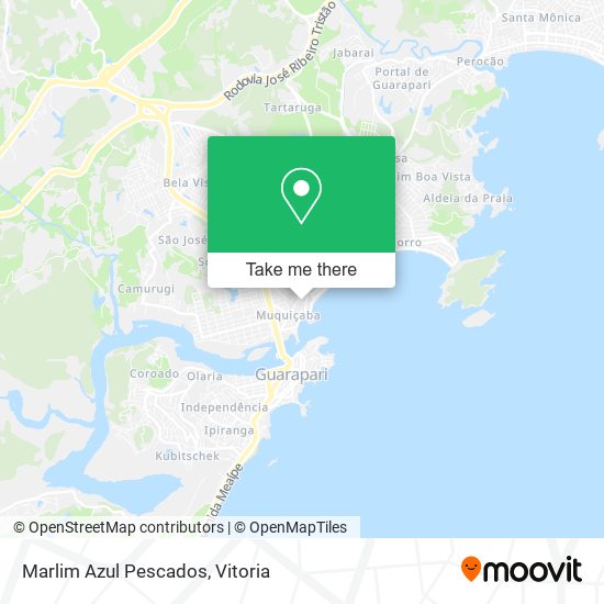 Marlim Azul Pescados map