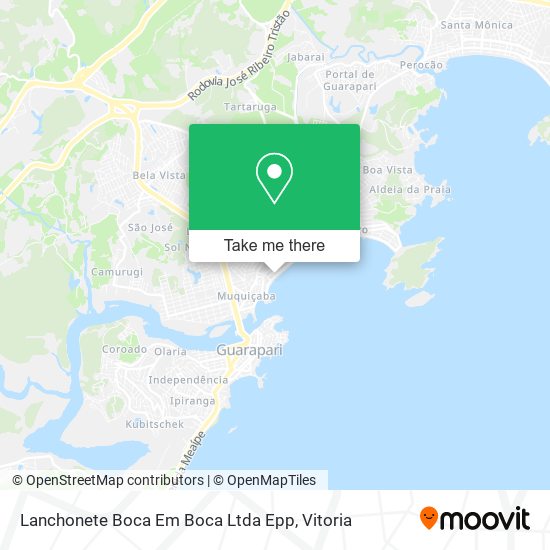 Lanchonete Boca Em Boca Ltda Epp map