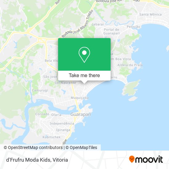d'Frufru Moda Kids map
