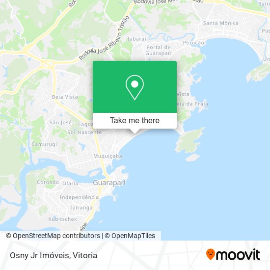Osny Jr Imóveis map