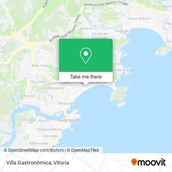 Villa Gastronômica map