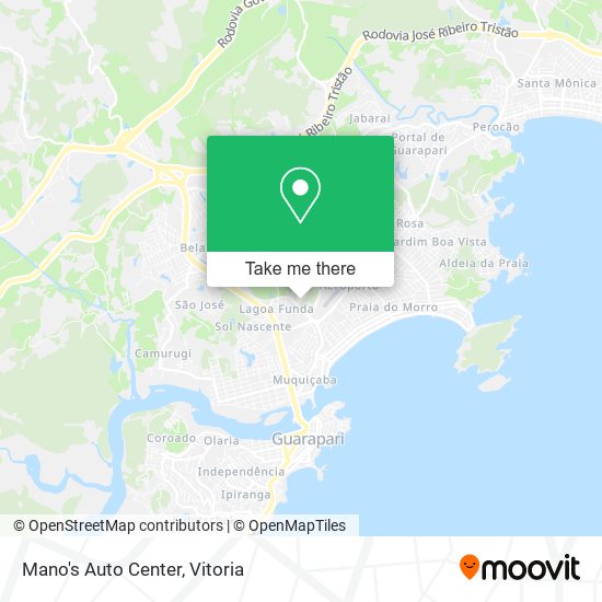 Mano's Auto Center map