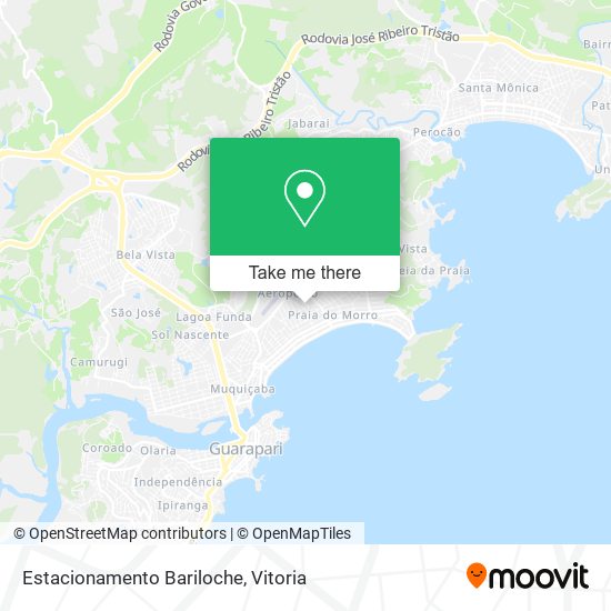 Estacionamento Bariloche map