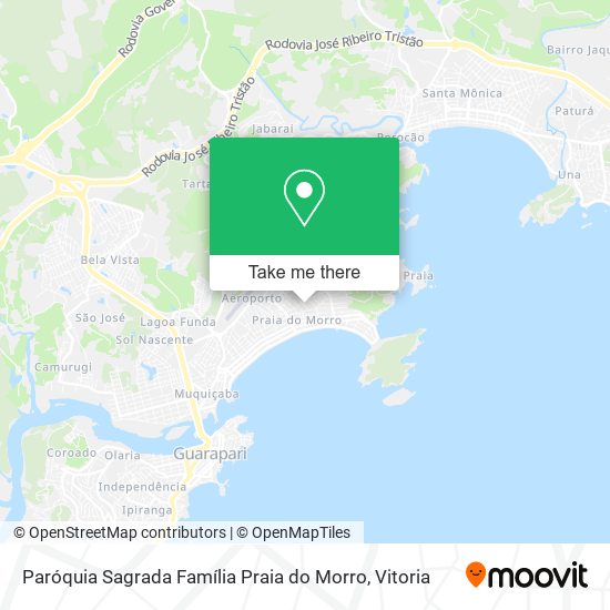 Paróquia Sagrada Família Praia do Morro map