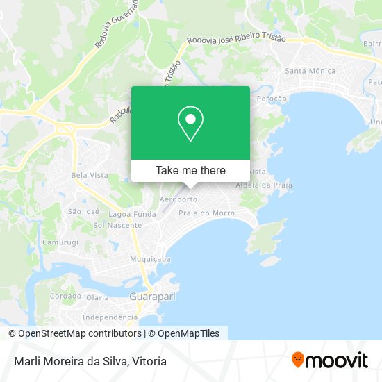 Marli Moreira da Silva map