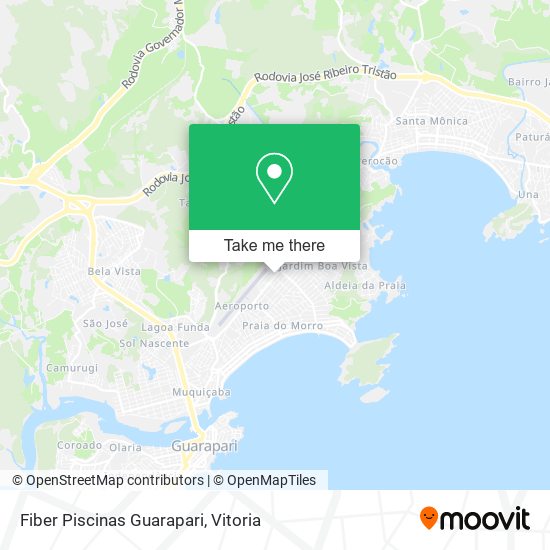 Fiber Piscinas Guarapari map