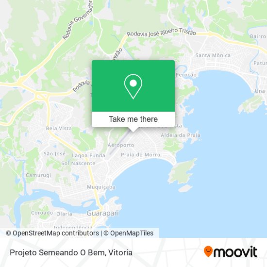 Projeto Semeando O Bem map