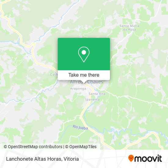 Lanchonete Altas Horas map