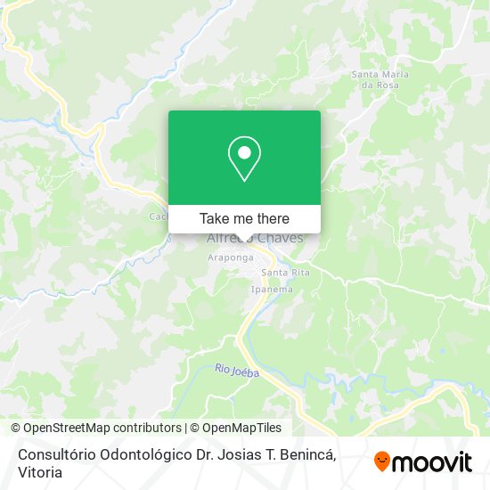 Consultório Odontológico Dr. Josias T. Benincá map
