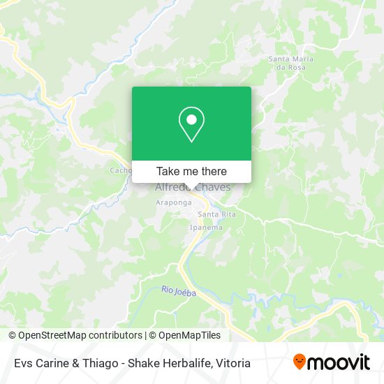 Evs Carine & Thiago - Shake Herbalife map