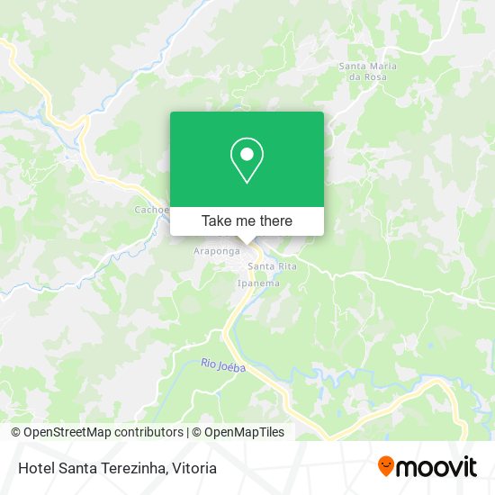 Hotel Santa Terezinha map