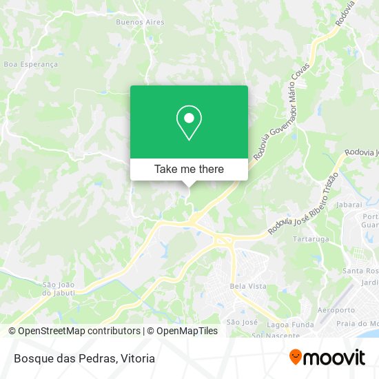 Bosque das Pedras map