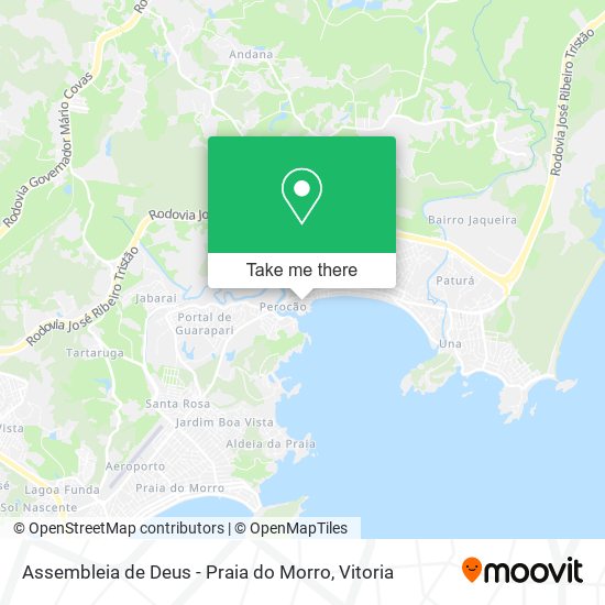 Assembleia de Deus - Praia do Morro map