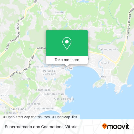 Supermercado dos Cosmeticos map