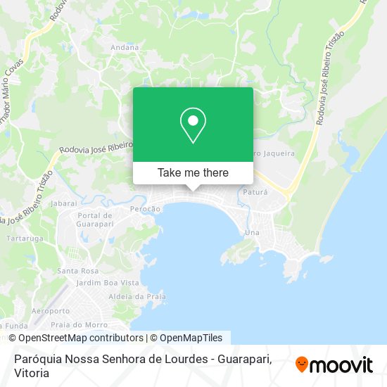Paróquia Nossa Senhora de Lourdes - Guarapari map
