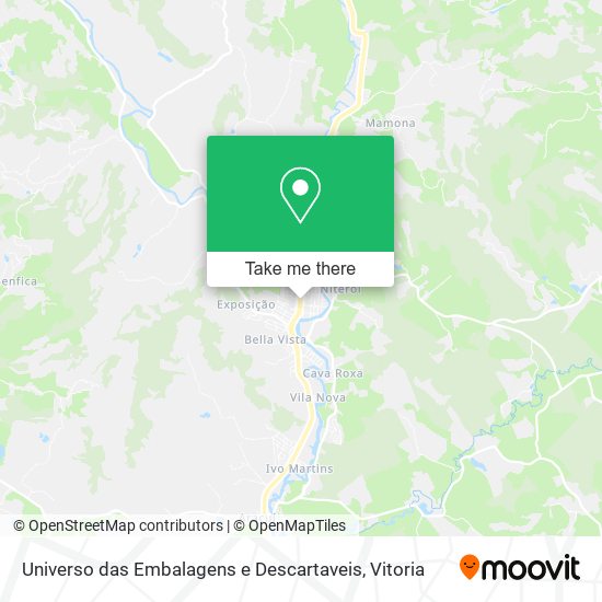 Universo das Embalagens e Descartaveis map