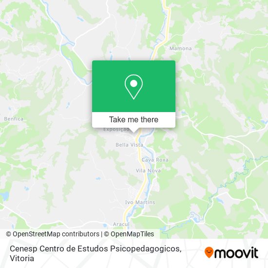 Cenesp Centro de Estudos Psicopedagogicos map