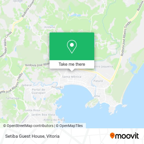 Setiba Guest House map