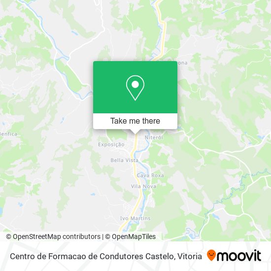 Centro de Formacao de Condutores Castelo map