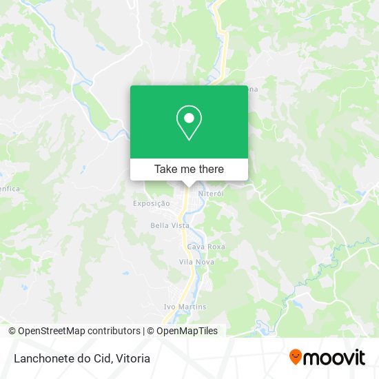 Lanchonete do Cid map