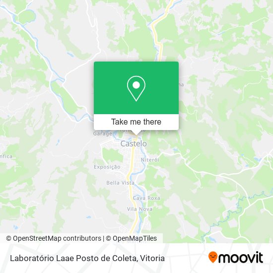 Laboratório Laae Posto de Coleta map