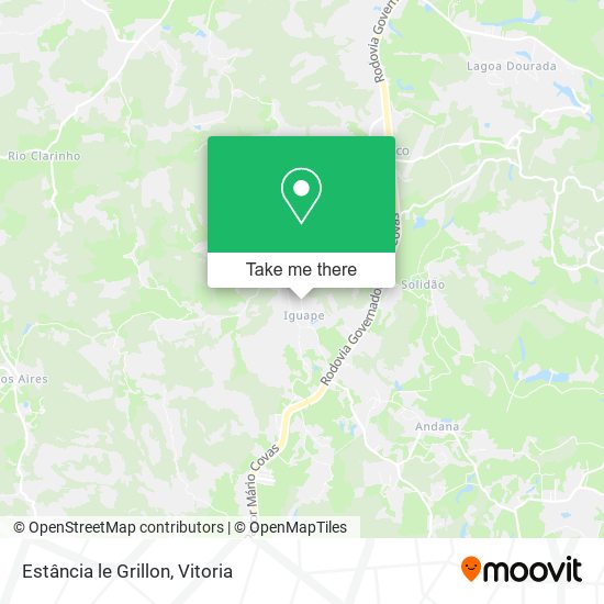 Estância le Grillon map