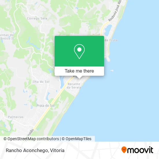 Rancho Aconchego map