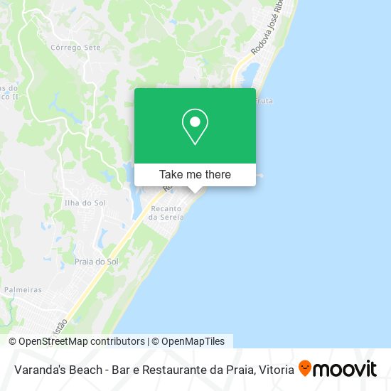 Varanda's Beach - Bar e Restaurante da Praia map