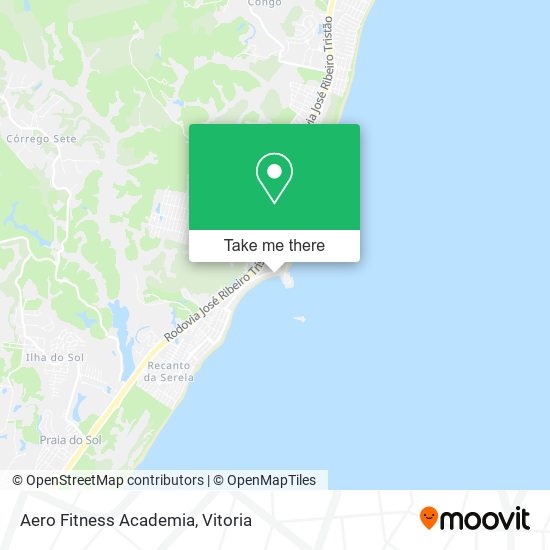 Aero Fitness Academia map
