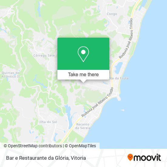 Mapa Bar e Restaurante da Glória