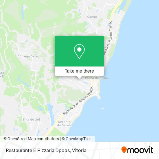 Restaurante E Pizzaria Dpops map