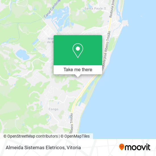 Almeida Sistemas Eletricos map