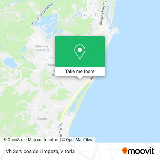 Vh Servicos de Limpeza map