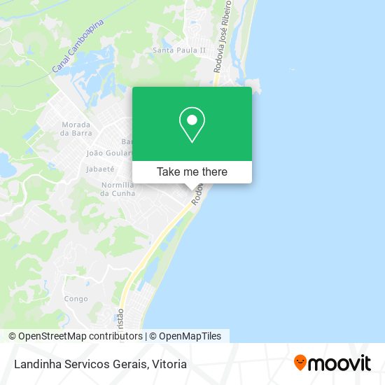 Landinha Servicos Gerais map
