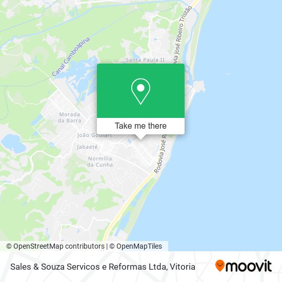 Sales & Souza Servicos e Reformas Ltda map