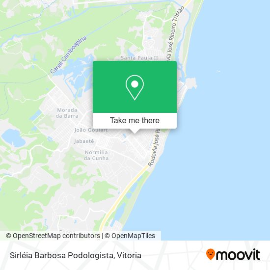 Sirléia Barbosa Podologista map
