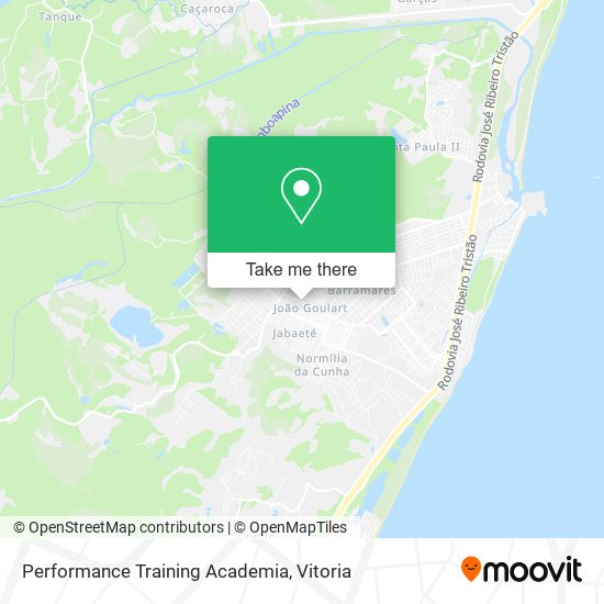 Performance Training Academia map