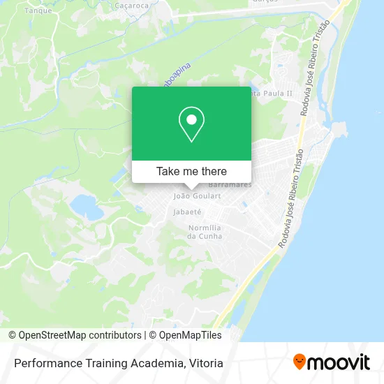 Performance Training Academia map