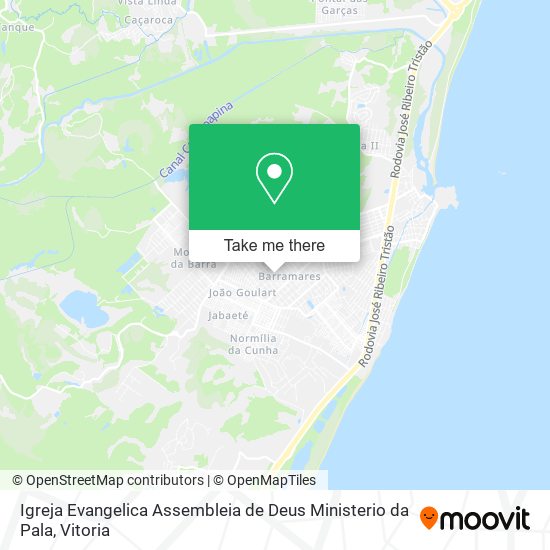 Igreja Evangelica Assembleia de Deus Ministerio da Pala map