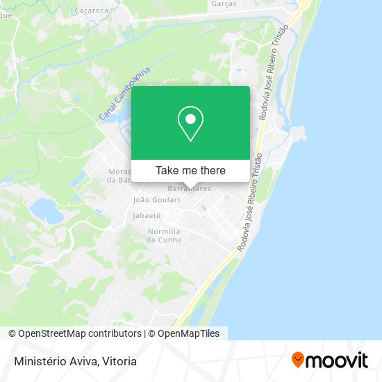Ministério Aviva map