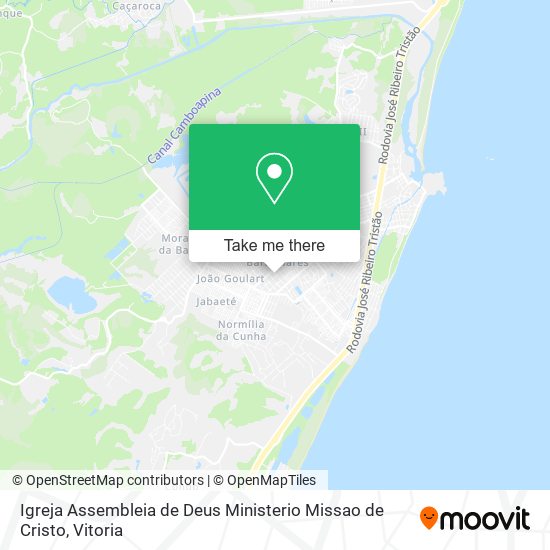 Igreja Assembleia de Deus Ministerio Missao de Cristo map