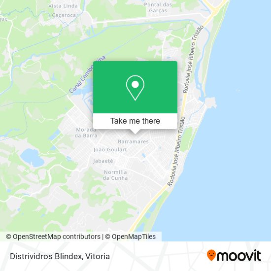 Distrividros Blindex map