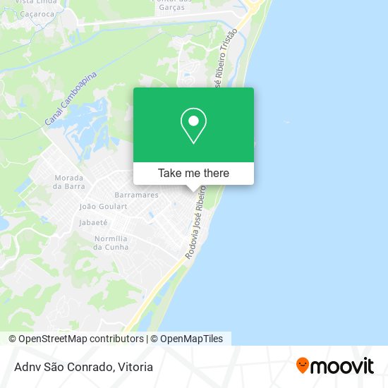 Adnv São Conrado map
