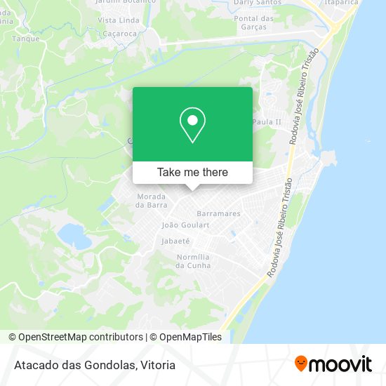 Atacado das Gondolas map
