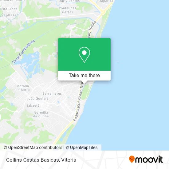 Collins Cestas Basicas map