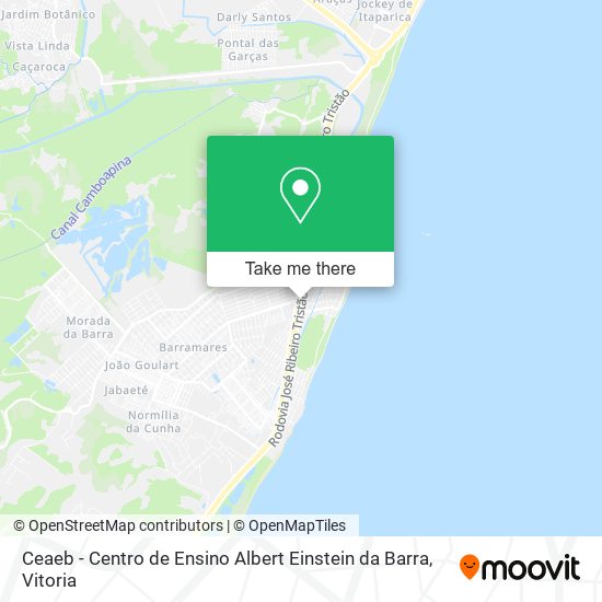 Ceaeb - Centro de Ensino Albert Einstein da Barra map
