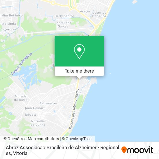 Abraz Associacao Brasileira de Alzheimer - Regional es map